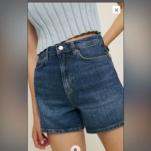 Reformation High Rise Relaxed Jean Shorts